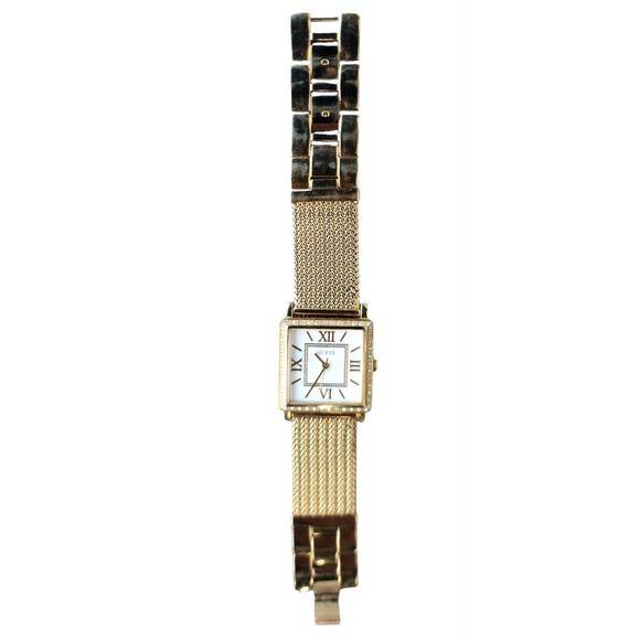 Guess Women’s Watch U0826L2 Gold Tone Crystal Stones 28mm Quartz With Battery - Picture 2 of 5